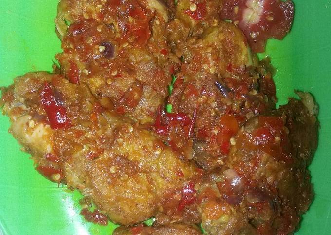 Ayam geprek kriuk😍