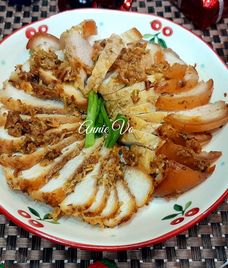 thịt đùi heo nướng