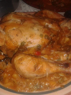 Una foto de Pollo en salsa de cerveza