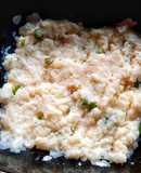 Healthy poha curd breakfast
