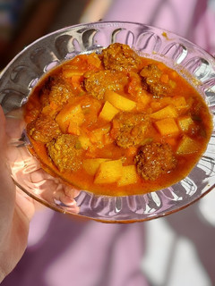عکسی از دستور قیمه ریزه ی پر ملات😍