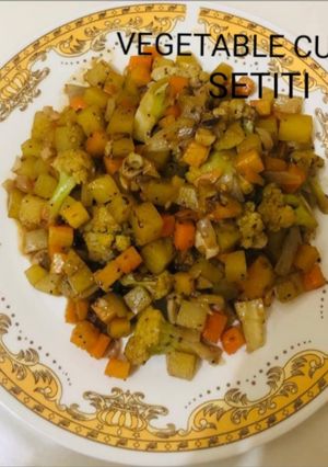 Foto resep Vegetable curry