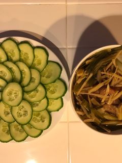 Hình của món Mắm lóc chưng thịt ba rọi.