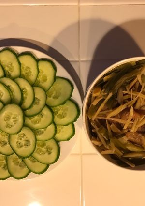 Hình của món Mắm lóc chưng thịt ba rọi.