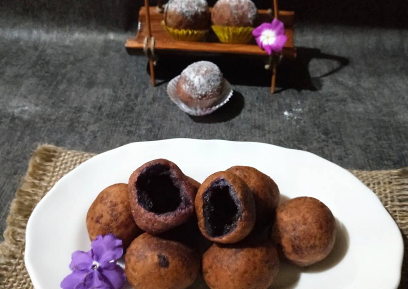 Ubi Ungu Kopong Cokelat Keju