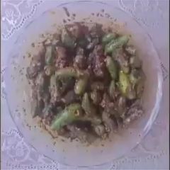 Green chilli pickle A picture of Green chilli pickle.