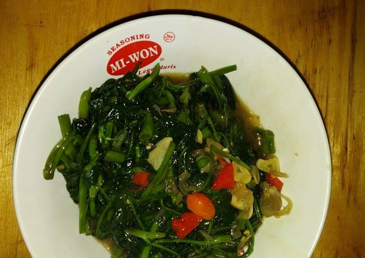 Resep Cah kangkung ala chief Anti Gagal