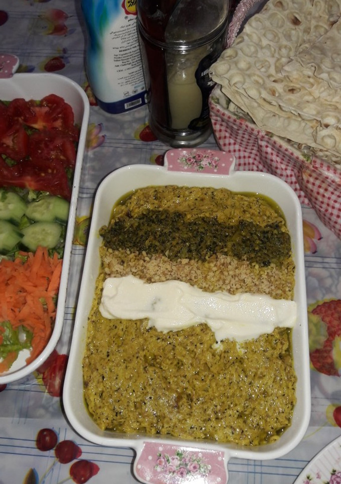 عکسی از دستور کشک بادمجون