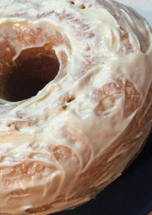 Una foto de Torta de zanahoria con chocolate blanco