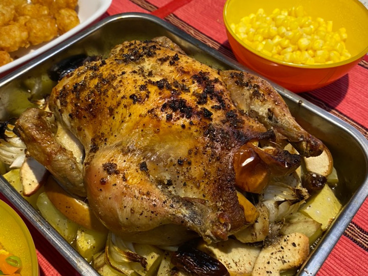 Anti Ribet, Membuat Ayam Apel Kurma Kentang Panggang Oven Bunda Pasti Bisa