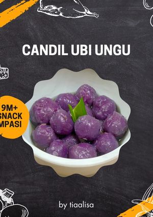 Foto resep Snack MPASI 9m+ : Candil Ubi Ungu