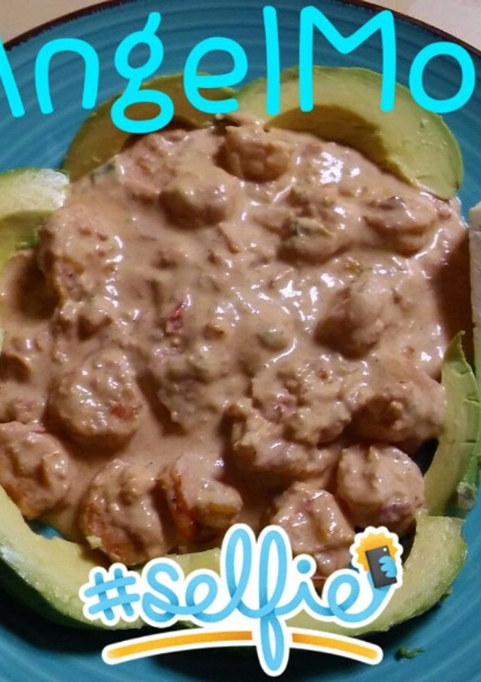 Una foto de 🍤Camarones cremosos🍤 (a mi gusto)