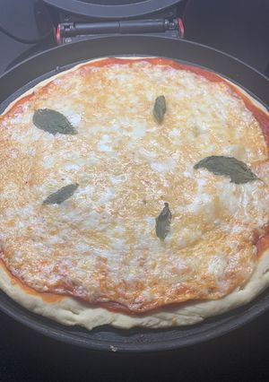 Una foto de Pizza