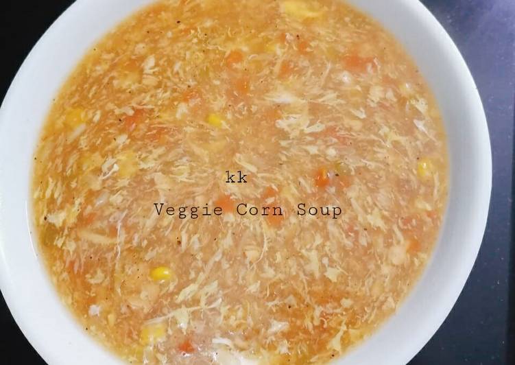 Step-by-Step Guide to Prepare Super Quick Homemade Veggie Corn Soup