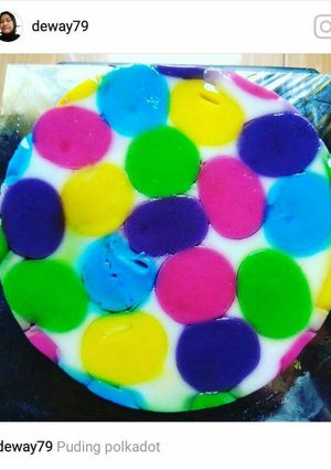 Foto resep Puding polkadot