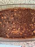 Brownie de plátano sin harina