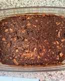 Brownie de plátano sin harina