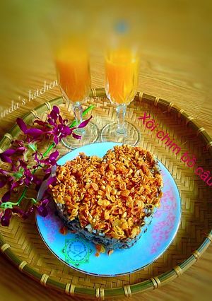 Hình của món Xôi chim bồ câu.