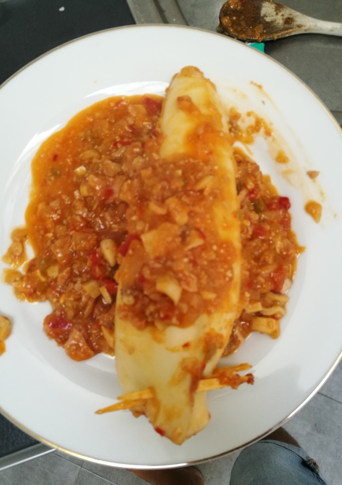Una foto de Calamares rellenos