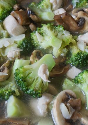 Foto resep Cah Brokoli Ayam Jamur