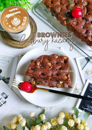 Foto resep Brownies Cadbury Kacang