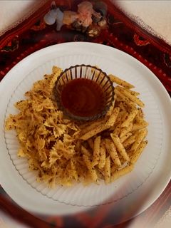 عکسی از دستور چیپس پاستا