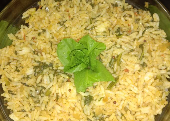 Spinach rice