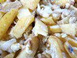 Scrambled Irish potatoes with egg