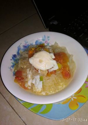 Foto resep Bihun kuah segar tinggal cemplung