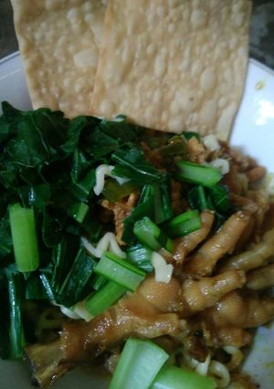 Foto resep Mie ayam ceker homemade