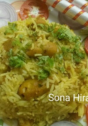 A picture of Natkhat pulav.