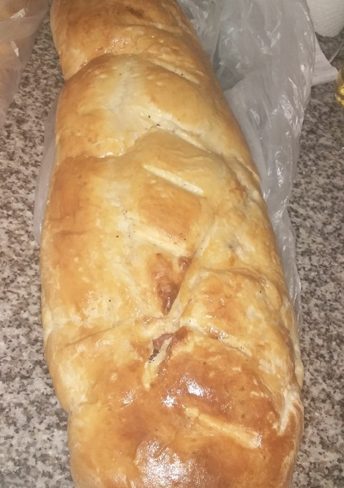 Una foto de Pan de jamón. tradición venezolana navideña