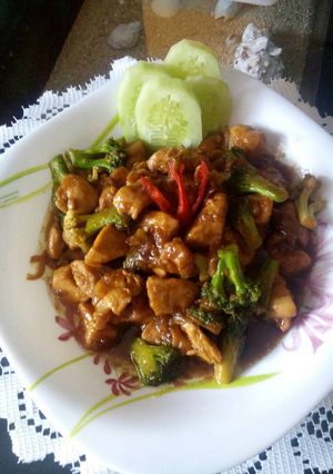 Foto resep Ayam jamur dan brokoli