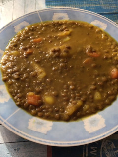 Una foto de Potaje de lentejas
