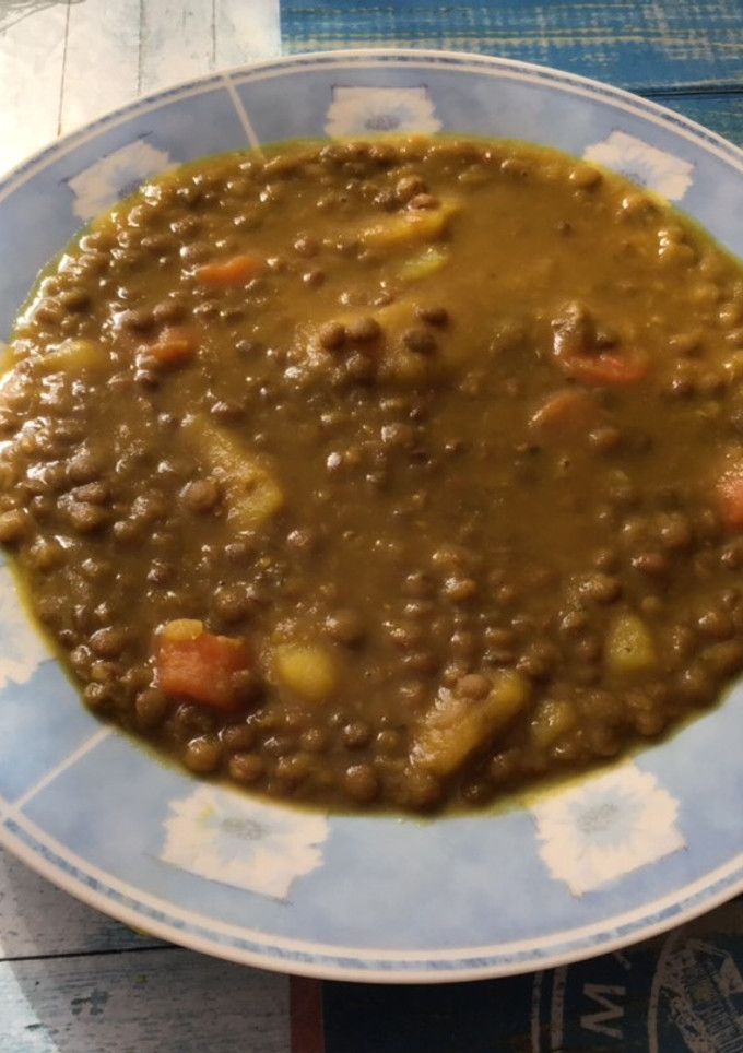 Una foto de Potaje de lentejas