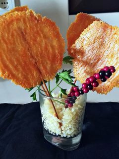Una foto de Piruletas de queso