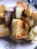 Papas crocantes tipo papas rotas. Veganas 4 ingredientes