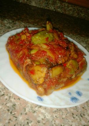 صورة لوصفة مسقعه 😋 ولا اطعم