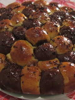 صورة لوصفة كيكة البابلي محشي بحلوة الترك وشوكولا وصفة جزائرية 🇩🇿