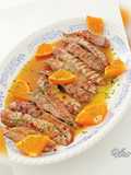 Aiguillettes de canard à l’orange