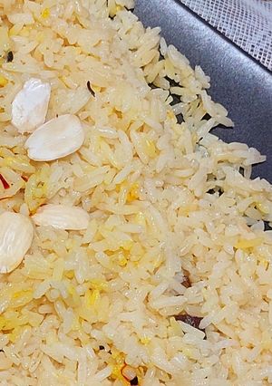 صورة لوصفة ارز بسمتي بالزعفران 🍚