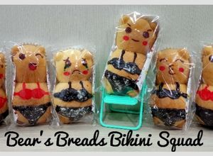 Foto resep Roti Manis Karakter (Teddy Bear Breads Bikini)