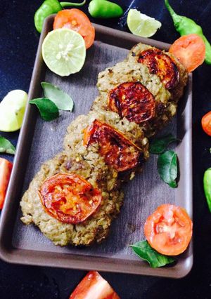 A picture of Chapli kebab.