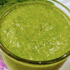 A picture of Fresh mint chutney.
