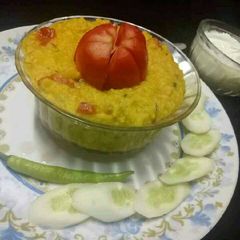 A picture of Dal khichda.