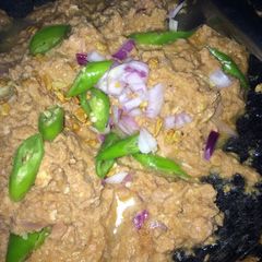 A picture of Corned Tuna Sisig.