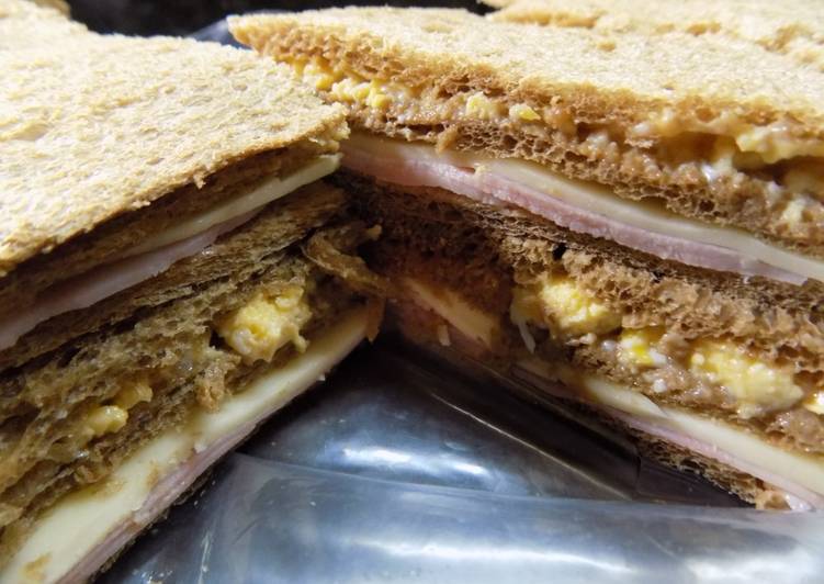 Como Hacer Sandwich De Miga Jamon Y Queso Idea de Hacer