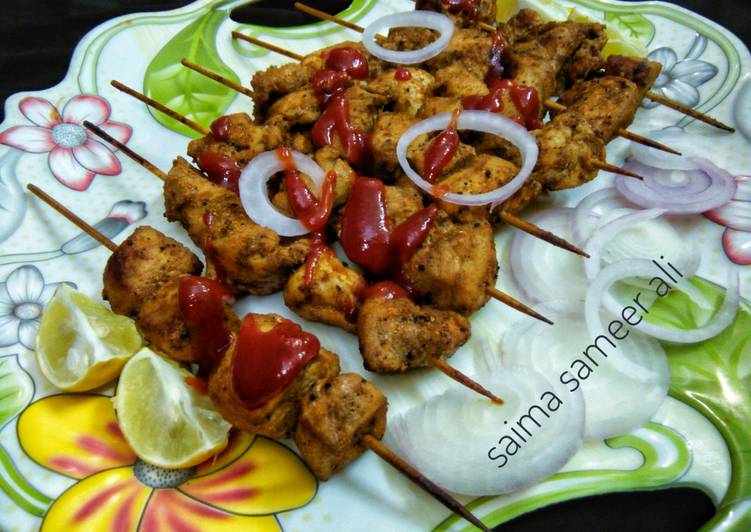 Easiest Way to Make Speedy Oven baked Boneless chicken tikka