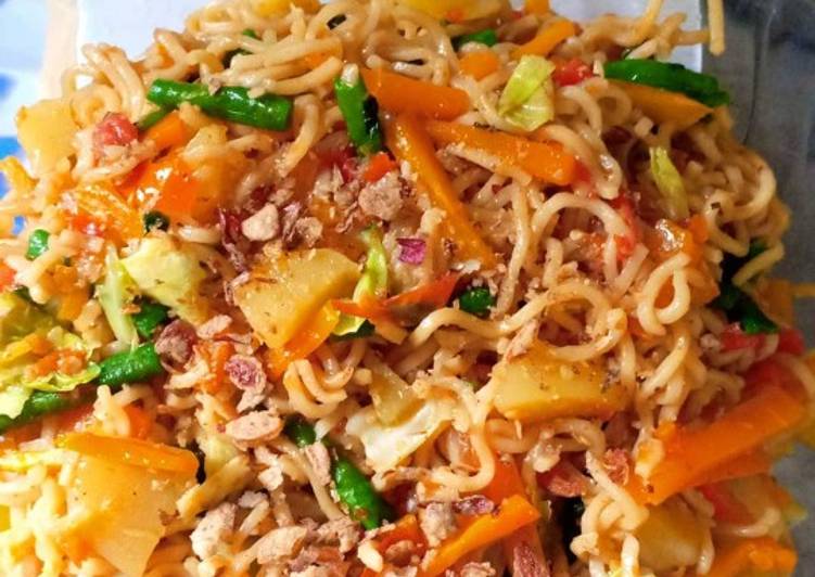 Resep Mie goreng sayur campur yang Sempurna