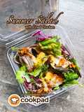 Summer Salad with Fried Chicken